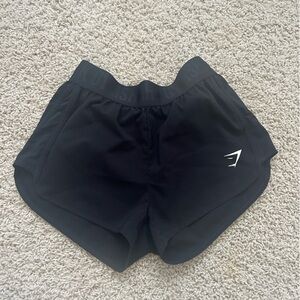 black gymshark shorts